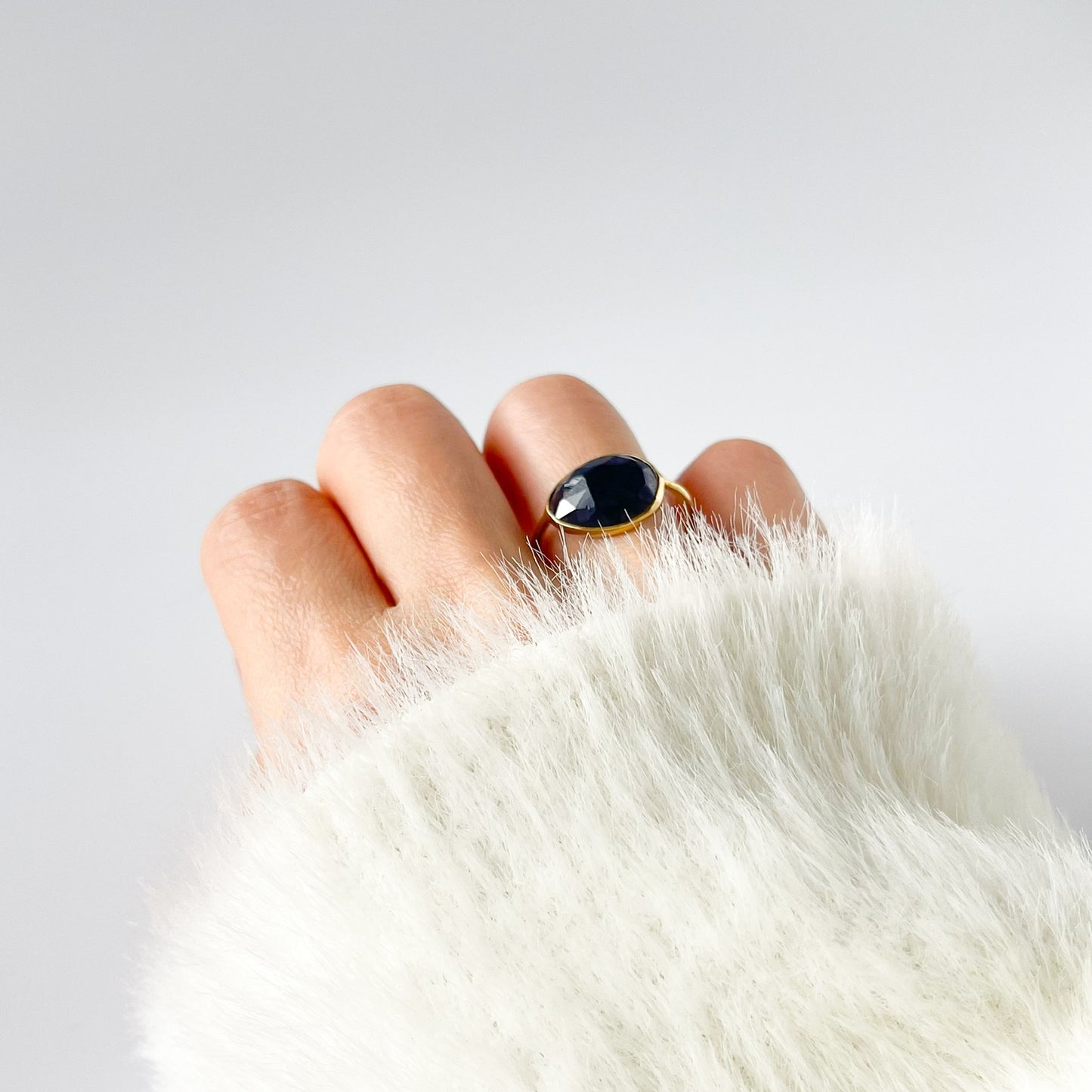 アイオライト ゴールドリング 9号