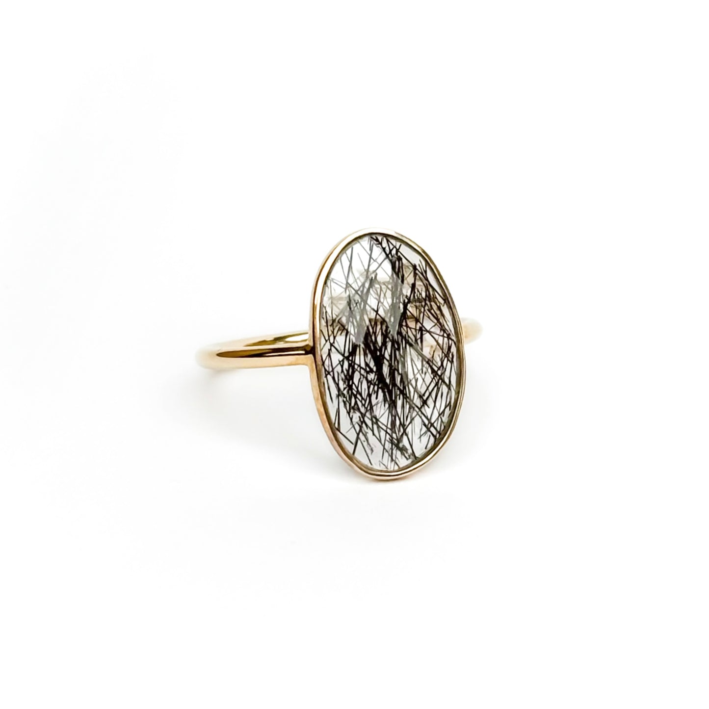 【54】ブラックルチルクォーツ K10 14号