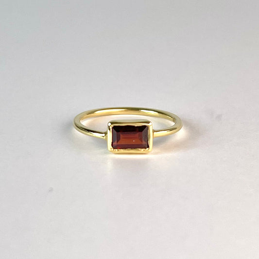 ガーネット ゴールドリング 9号