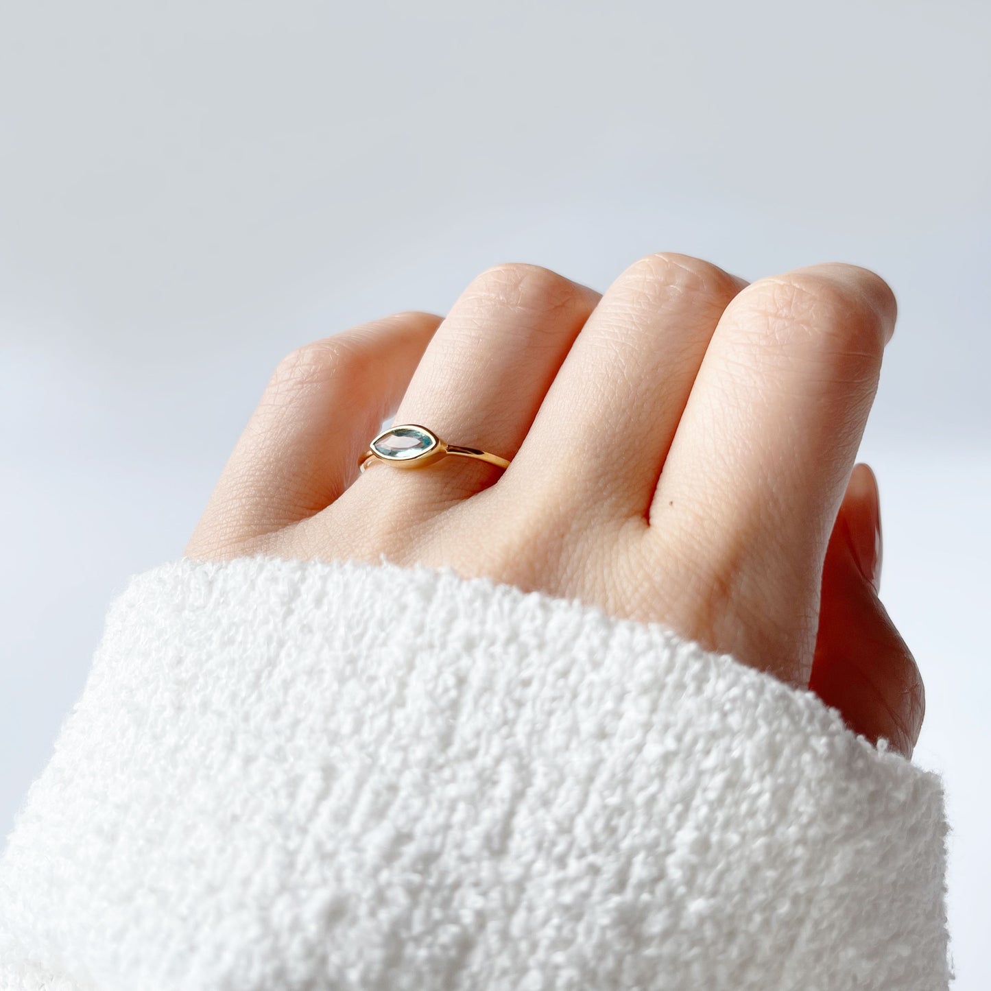 アパタイト ゴールドリング 12号